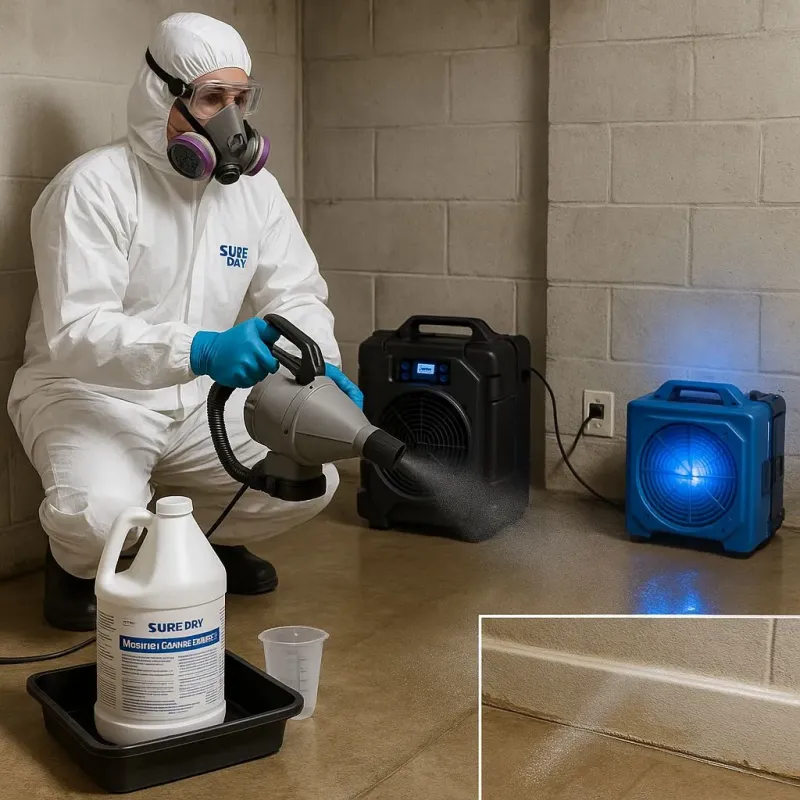 Sanitization and Odor Removal process in Nederland, TX