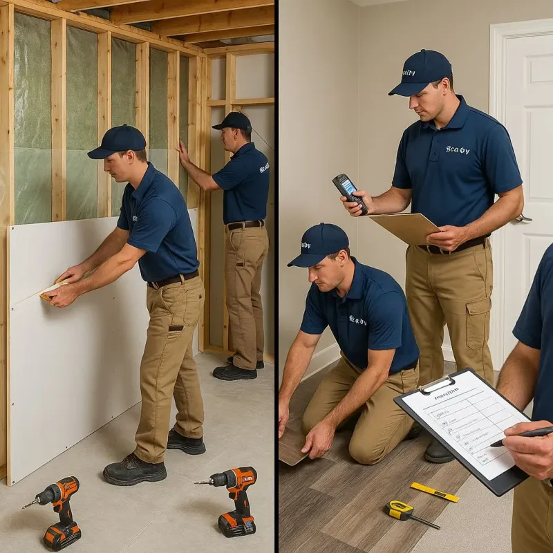 Repairs and Reconstruction process in Nederland, TX