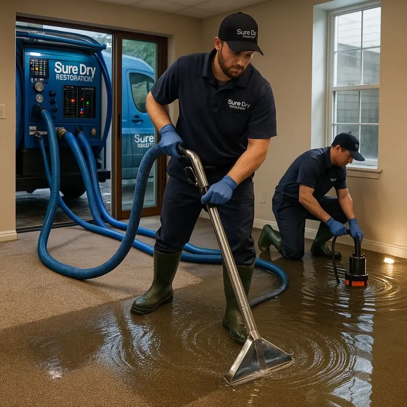 Water Extraction and Removal process in Nederland, TX